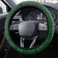 South Africa Christmas In July Steering Wheel Cover Geseende Kersfees Springbok Black Santa