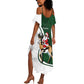 South Africa Christmas In July Summer Maxi Dress Geseende Kersfees Springbok Black Santa