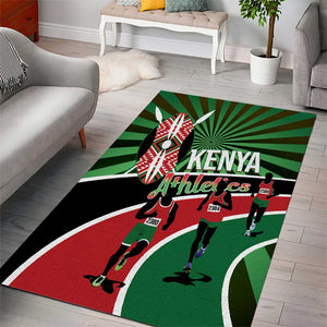 Afro Athletics Kenya Area Rug Olono Maasai Shield Running Way - African Pride