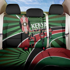 Afro Athletics Kenya Back Car Seat Cover Olono Maasai Shield Running Way - African Pride