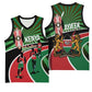 Afro Athletics Kenya Basketball Jersey Olono Maasai Shield Running Way - African Pride