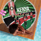 Afro Athletics Kenya Beach Blanket Olono Maasai Shield Running Way - African Pride