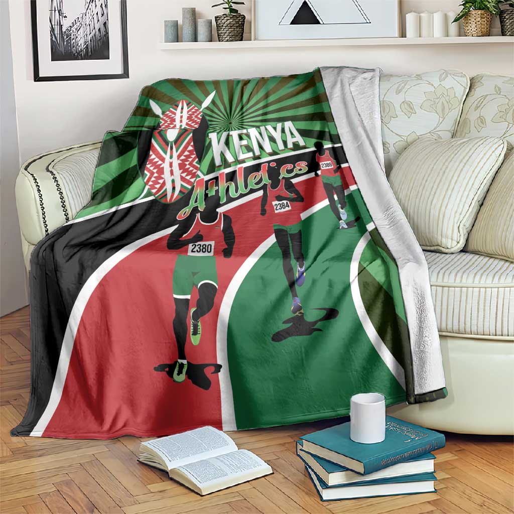 Afro Athletics Kenya Blanket Olono Maasai Shield Running Way - African Pride