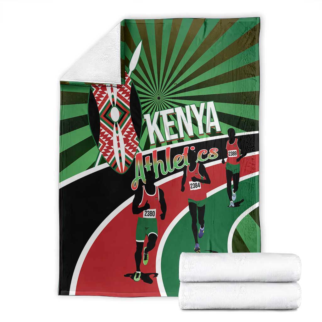 Afro Athletics Kenya Blanket Olono Maasai Shield Running Way - African Pride