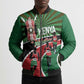 Athletics Kenya Bomber Puffer Jacket Maasai Shield Running Way
