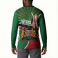 Athletics Kenya Button Sweatshirt Maasai Shield Running Way