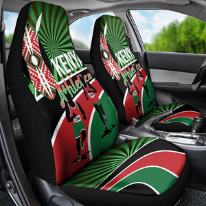 Afro Athletics Kenya Car Seat Cover Olono Maasai Shield Running Way - African Pride