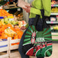Afro Athletics Kenya Grocery Bag Olono Maasai Shield Running Way - African Pride