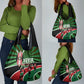 Afro Athletics Kenya Grocery Bag Olono Maasai Shield Running Way - African Pride