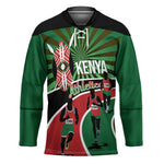 Athletics Kenya Hockey Jersey Maasai Shield Running Way
