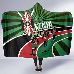 Afro Athletics Kenya Hooded Blanket Olono Maasai Shield Running Way - African Pride