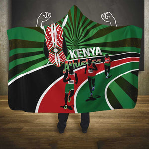 Afro Athletics Kenya Hooded Blanket Olono Maasai Shield Running Way - African Pride