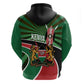 Afro Athletics Kenya Hoodie Olono Maasai Shield Running Way - African Pride
