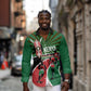 Afro Athletics Kenya Long Sleeve Button Shirt Olono Maasai Shield Running Way - African Pride