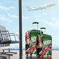 Afro Athletics Kenya Luggage Cover Olono Maasai Shield Running Way - African Pride