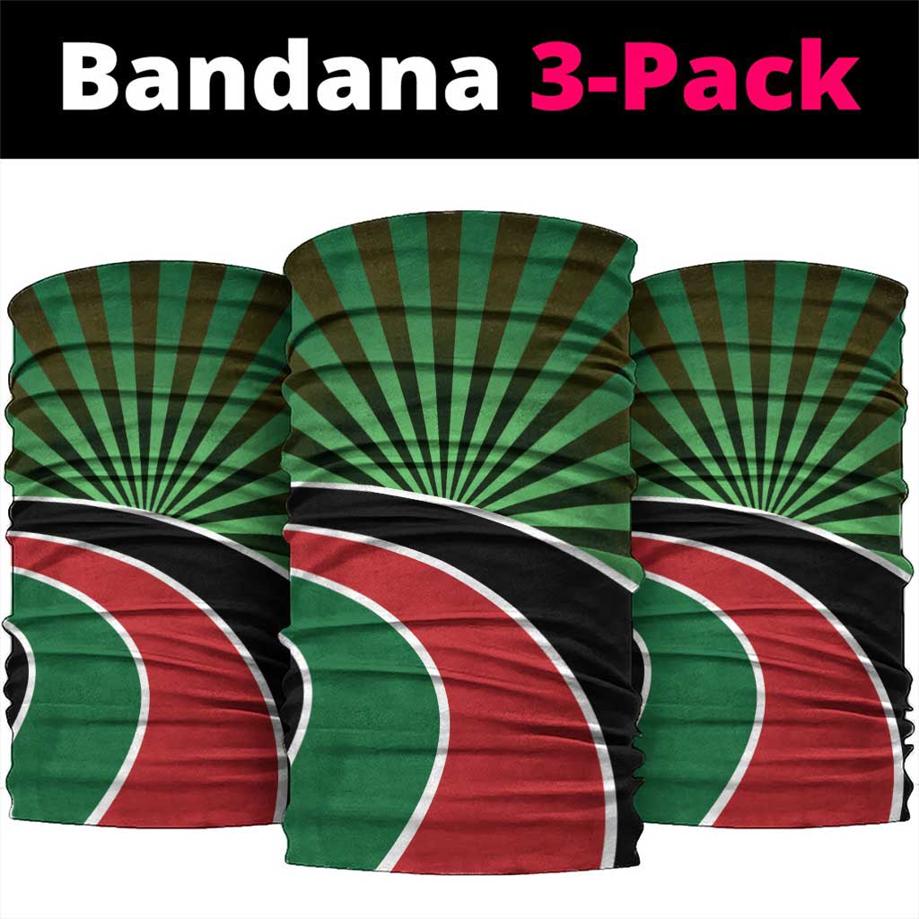 Afro Athletics Kenya Neck Gaiter Olono Maasai Shield Running Way - African Pride