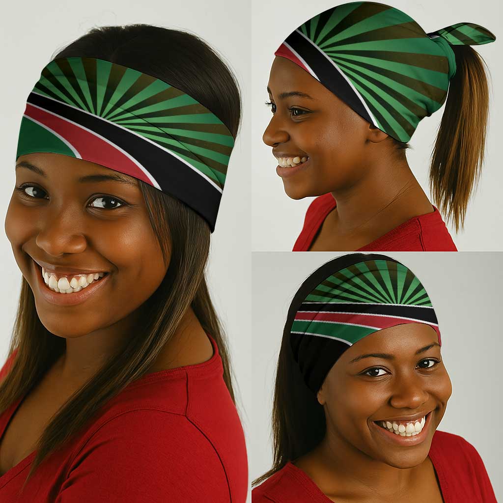 Afro Athletics Kenya Neck Gaiter Olono Maasai Shield Running Way - African Pride