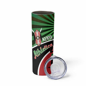 Afro Athletics Kenya Skinny Tumbler Olono Maasai Shield Running Way - African Pride