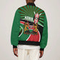 Afro Athletics Kenya Sleeve Zip Bomber Jacket Olono Maasai Shield Running Way - African Pride
