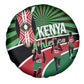 Afro Athletics Kenya Spare Tire Cover Olono Maasai Shield Running Way - African Pride
