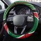 Afro Athletics Kenya Steering Wheel Cover Olono Maasai Shield Running Way - African Pride