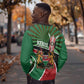 Afro Athletics Kenya Sweatshirt Olono Maasai Shield Running Way - African Pride