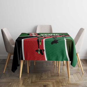 Afro Athletics Kenya Tablecloth Olono Maasai Shield Running Way - African Pride