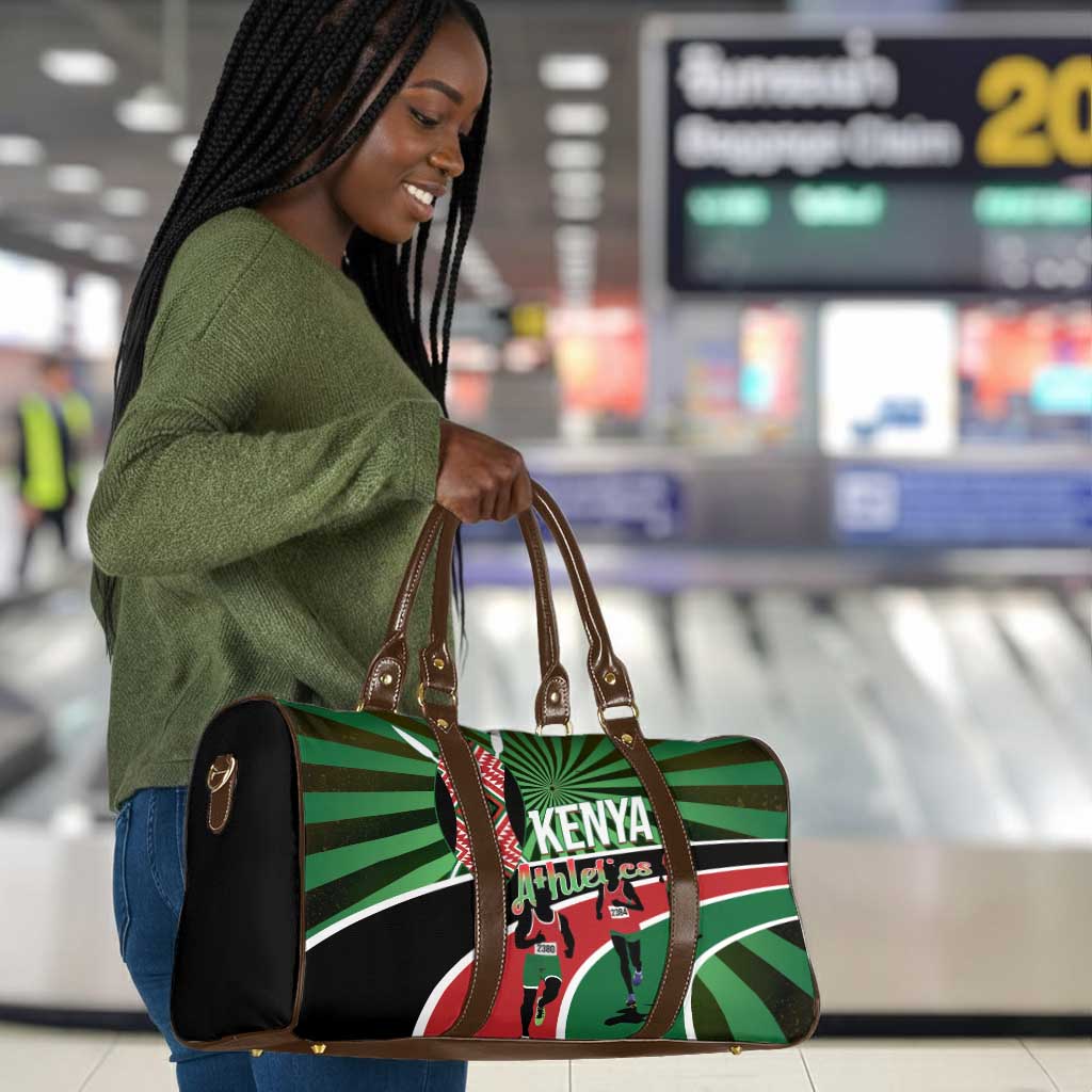 Athletics Kenya Travel Bag Maasai Shield Running Way