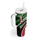 Afro Athletics Kenya Tumbler With Handle Olono Maasai Shield Running Way - African Pride