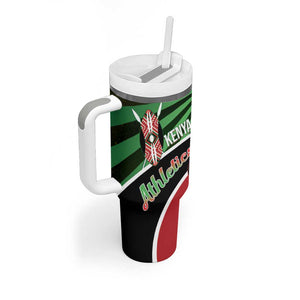 Afro Athletics Kenya Tumbler With Handle Olono Maasai Shield Running Way - African Pride