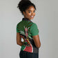 Afro Athletics Kenya Women Polo Shirt Olono Maasai Shield Running Way - African Pride