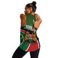 Afro Athletics Kenya Women Racerback Tank Olono Maasai Shield Running Way - African Pride