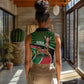 Afro Athletics Kenya Women Sleeveless Polo Shirt Olono Maasai Shield Running Way - African Pride