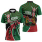Athletics Kenya Zipper Polo Shirt Maasai Shield Running Way