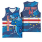 Custom Cape Verde Football Basketball Jersey Blue Sharks Mascot - African Pride