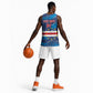 Custom Cape Verde Football Basketball Jersey Blue Sharks Mascot - African Pride