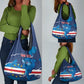 Custom Cape Verde Football Grocery Bag Blue Sharks Mascot