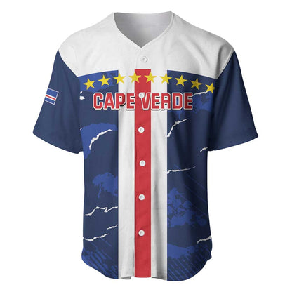Custom Cape Verde Football Baseball Jersey Blue Sharks Sporty