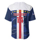Custom Cape Verde Football Baseball Jersey Blue Sharks Sporty