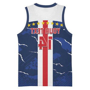 Custom Cape Verde Football Basketball Jersey Blue Sharks Sporty - African Pride