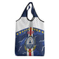 Custom Cape Verde Football Grocery Bag Blue Sharks Sporty