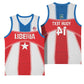 Custom Lone Stars Basketball Jersey Liberia Football - Sporty Style - African Pride