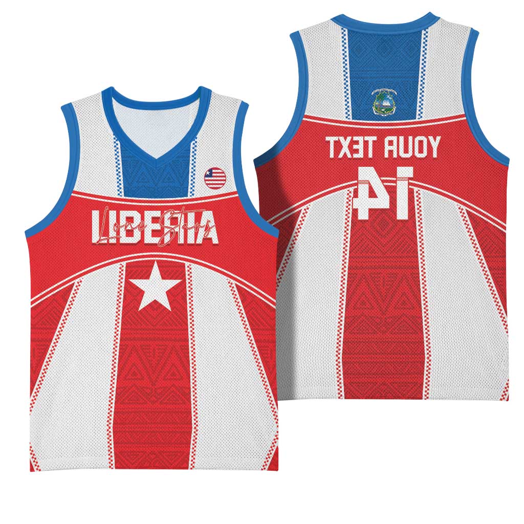 Custom Lone Stars Basketball Jersey Liberia Football - Sporty Style - African Pride