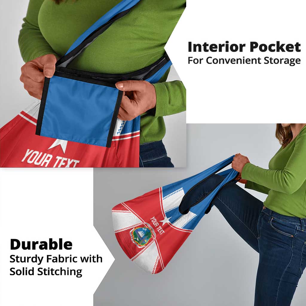Custom Lone Stars Grocery Bag Liberia Football - Sporty Style