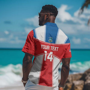 Custom Lone Stars Hawaiian Shirt Liberia Football - Sporty Style