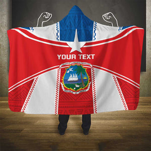 Custom Lone Stars Hooded Blanket Liberia Football - Sporty Style