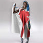 Custom Lone Stars Hooded Blanket Liberia Football - Sporty Style