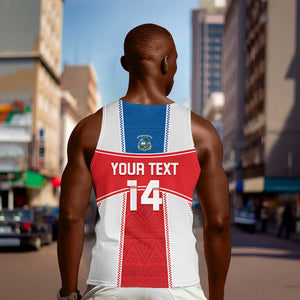 Custom Lone Stars Men Tank Top Liberia Football - Sporty Style