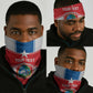 Lone Stars Neck Gaiter Liberia Football - Sporty Style - African Pride