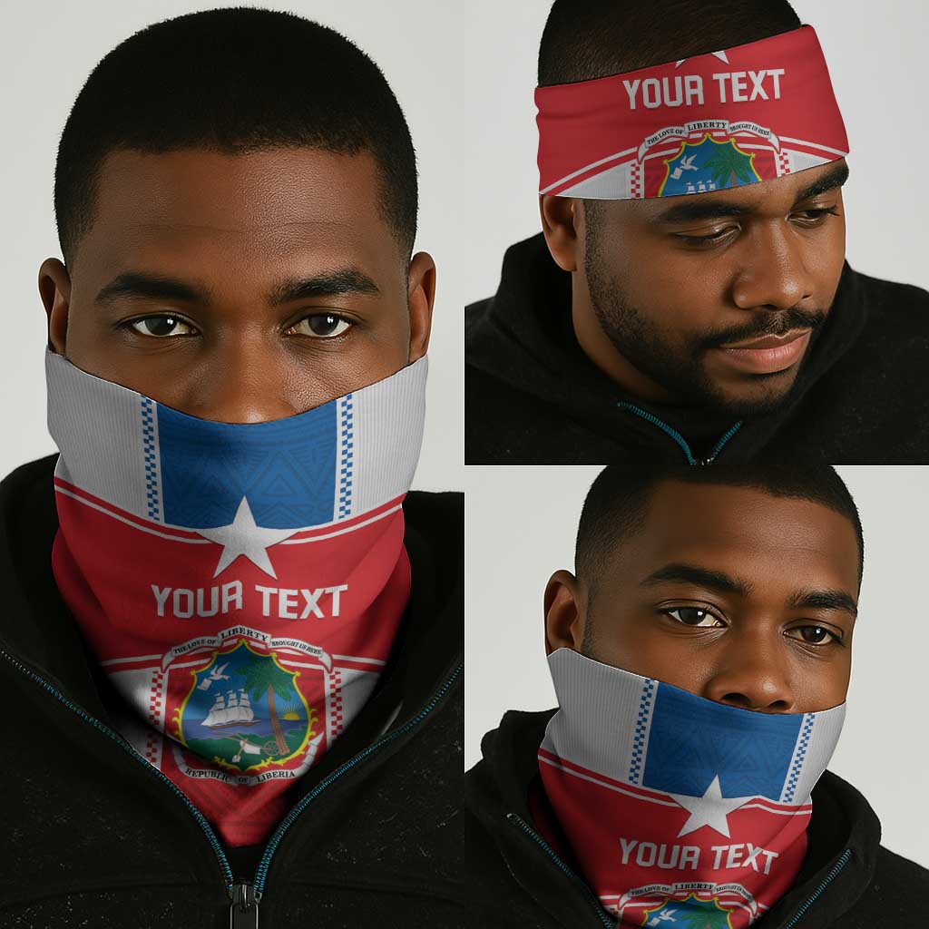 Lone Stars Neck Gaiter Liberia Football - Sporty Style - African Pride